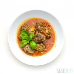Italienske kødboller i tomatsovs